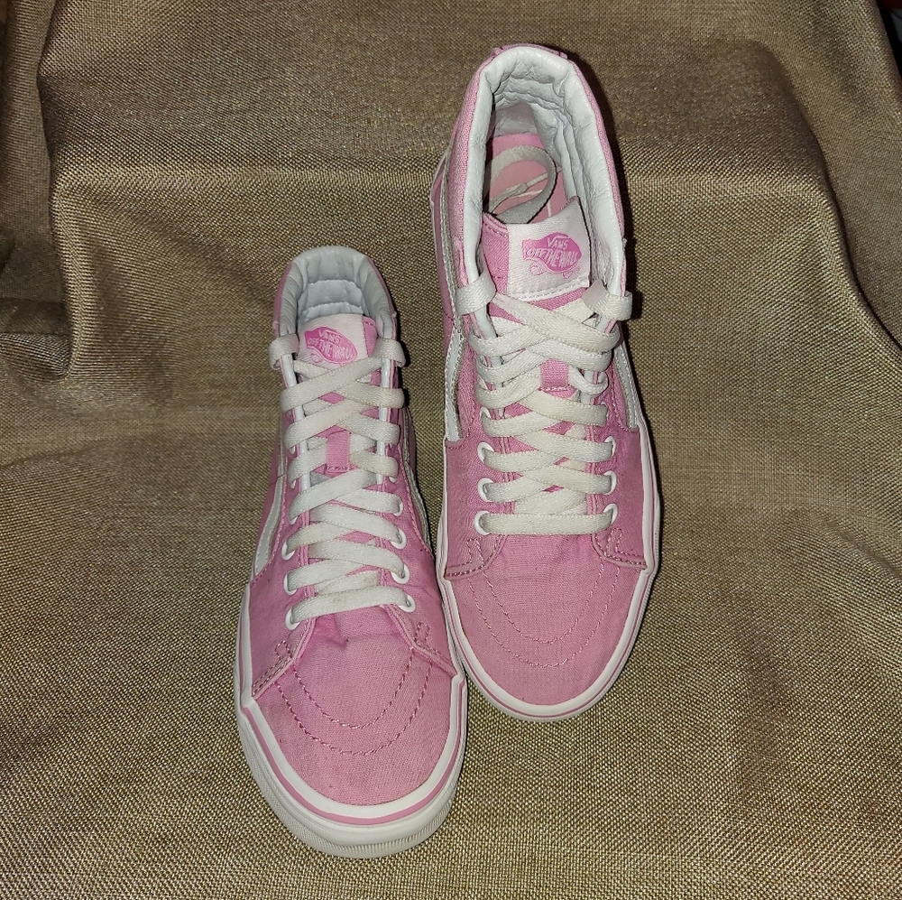 Vans Sk8-Hi Sneakers US Women's Size 7.5 Pink